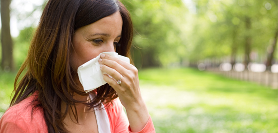 rennende nese snør allergi forkjølet